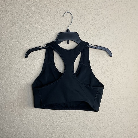 Nike Dri-Fit Womens Large Black Racerback Padded Sports Bra Air Jordan - Picture 2 of 4